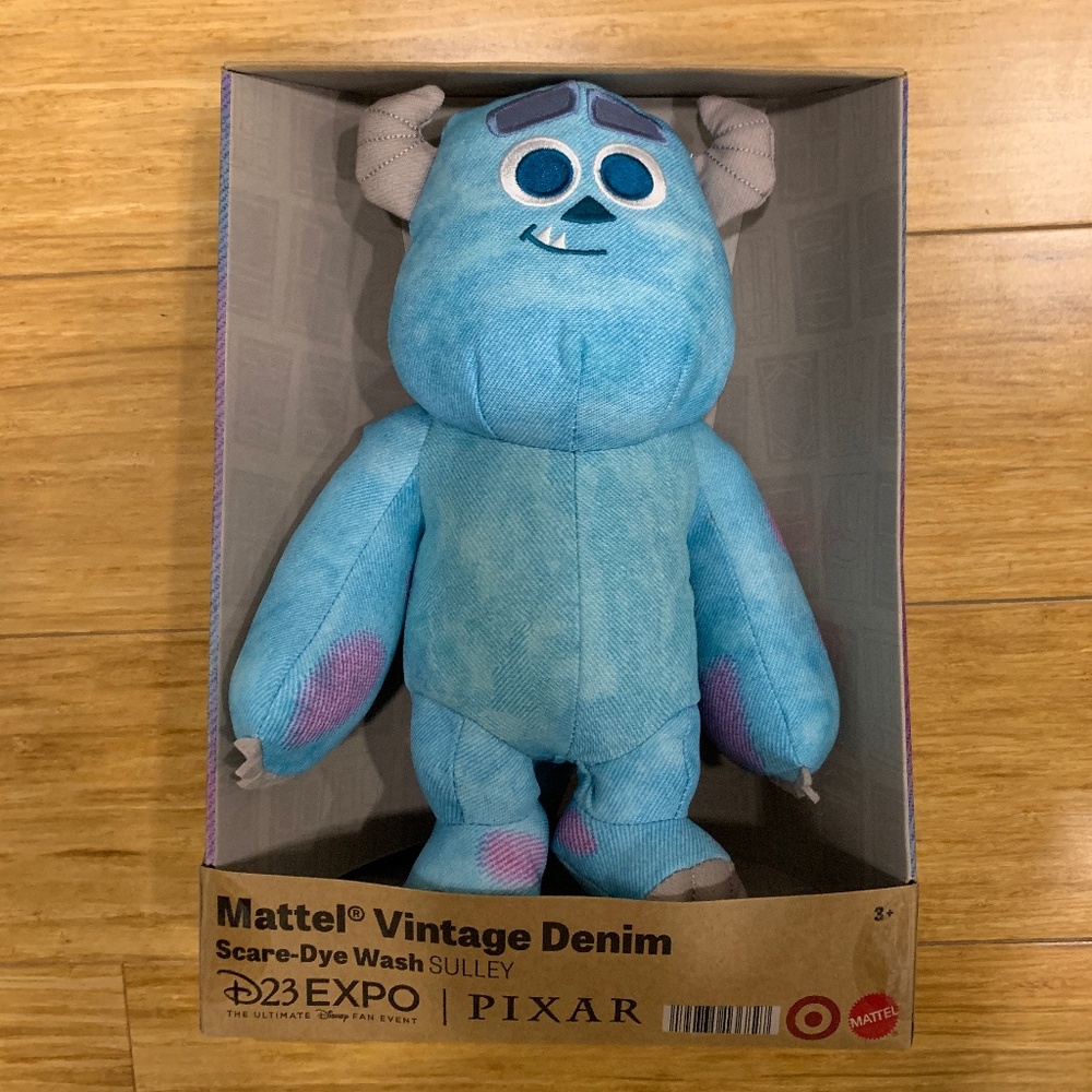 NEW Disney D23 Expo Exclusive Target Collaboration - Sulley Vintage Denim Plush
